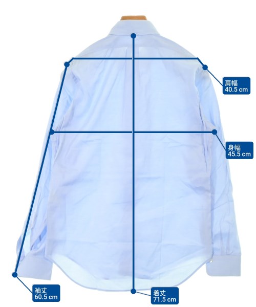 N.HOOLYWOOD（エヌハリウッド）カジュアルシャツ 青 サイズ:36(S位) メンズ/2200631350194