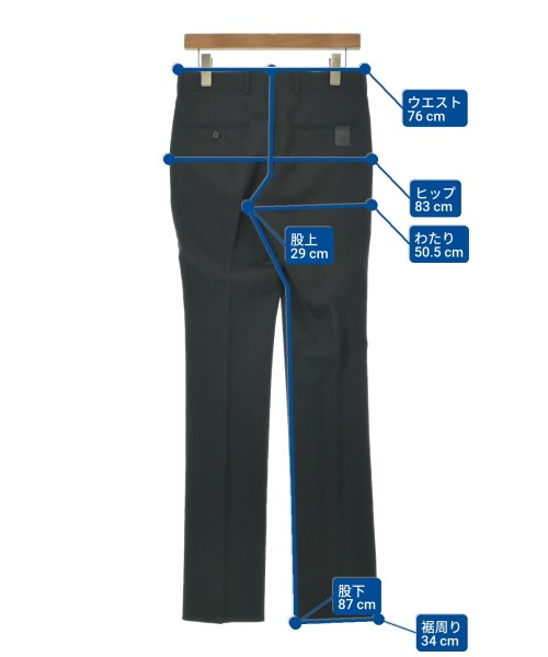 N.HOOLYWOOD（エヌハリウッド）スラックス 黒 サイズ:36(S位) メンズ/2200639839035