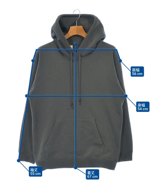 N.HOOLYWOOD（エヌハリウッド）パーカー グレー サイズ:36(S位) メンズ/2200640314033