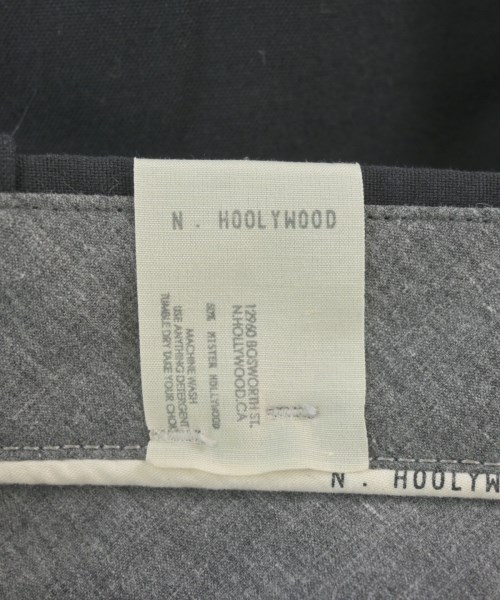 N.HOOLYWOOD（エヌハリウッド）スラックス 黒 サイズ:38(M位) メンズ/2200640669126