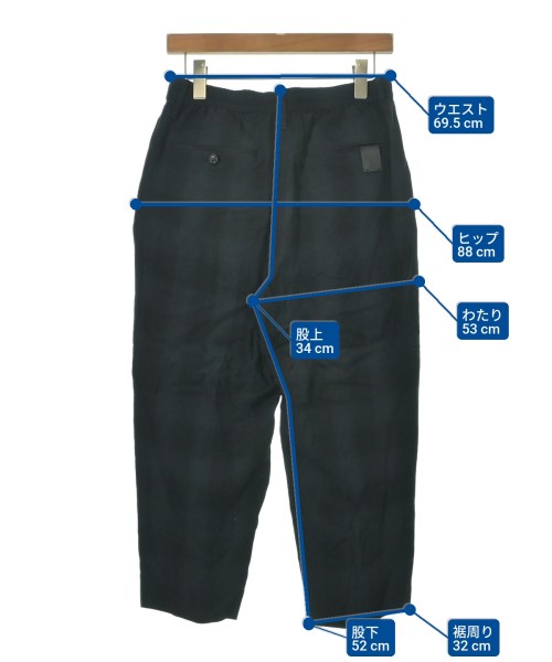 N.HOOLYWOOD（エヌハリウッド）スラックス 紺 サイズ:36(S位) メンズ/2200619348083