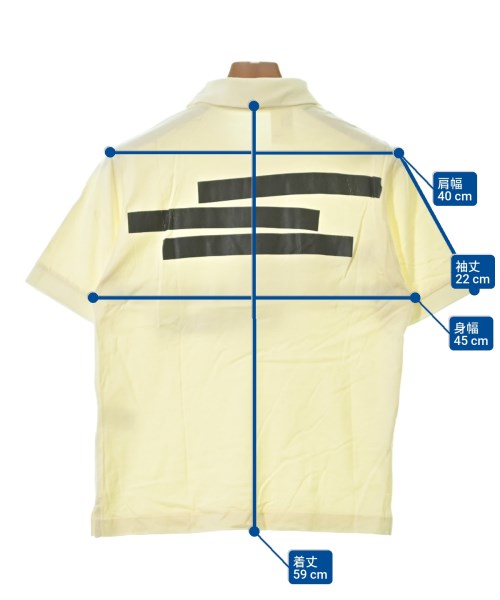 N.HOOLYWOOD（エヌハリウッド）ポロシャツ 黄 サイズ:36(S位) メンズ/2200641153099