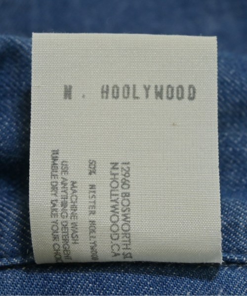 N.HOOLYWOOD（エヌハリウッド）カジュアルシャツ 青 サイズ:36(S位) メンズ/2200641153112