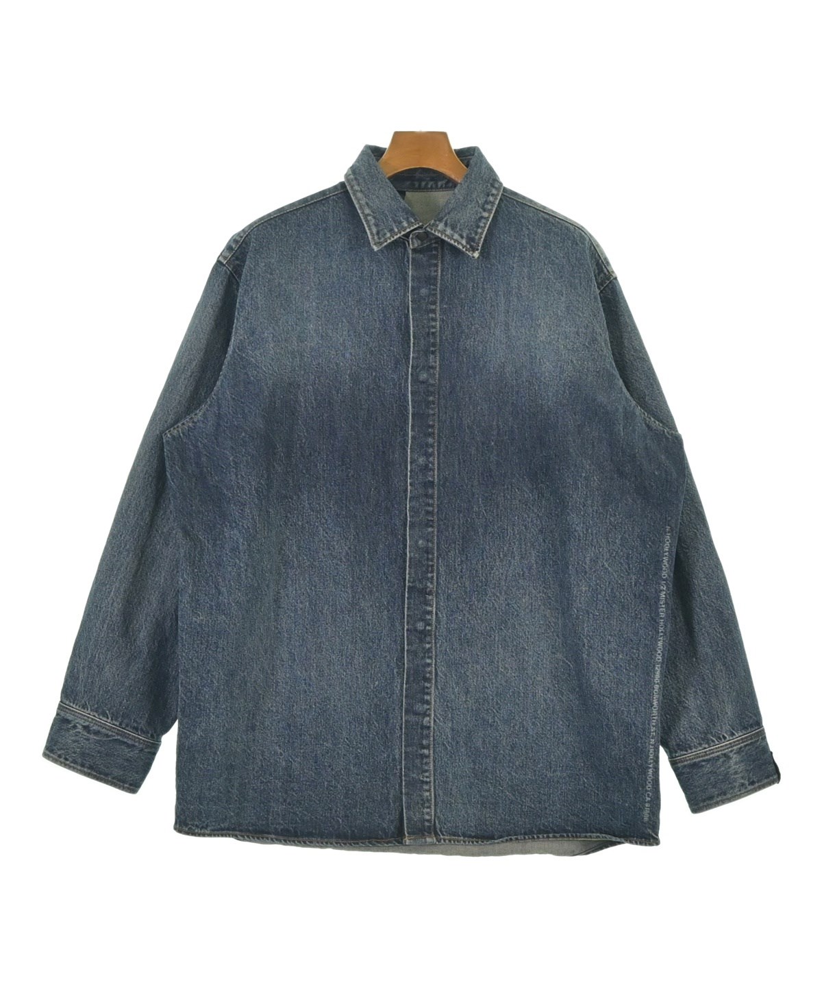 N.HOOLYWOOD（エヌハリウッド）カジュアルシャツ 青 サイズ:38(M位