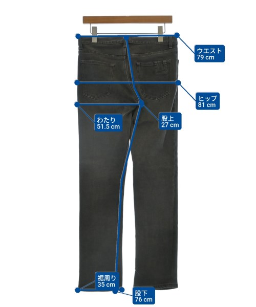 N.HOOLYWOOD（エヌハリウッド）デニムパンツ グレー サイズ:38(M位) メンズ/2200642413123