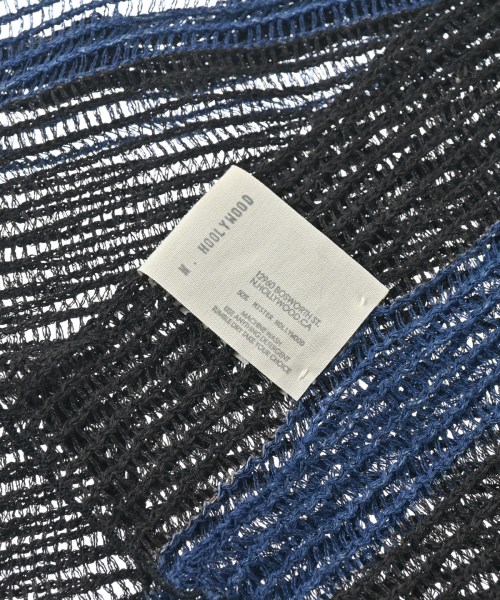 N.HOOLYWOOD（エヌハリウッド）マフラー 黒 サイズ:- メンズ/2200643193147