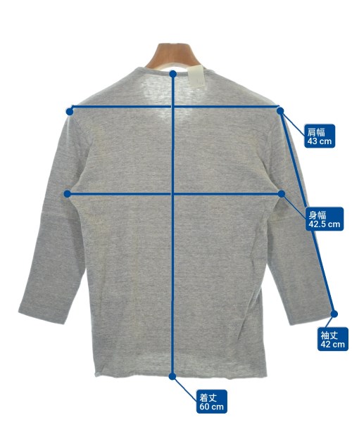 N.HOOLYWOOD（エヌハリウッド）Tシャツ・カットソー グレー サイズ:36(S位) メンズ/2200630099025