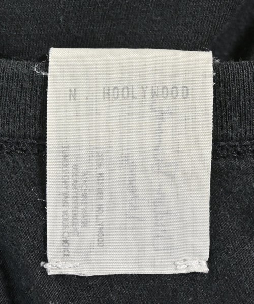 N.HOOLYWOOD（エヌハリウッド）Tシャツ・カットソー 黒 サイズ:42(XL位) メンズ/2200569277181
