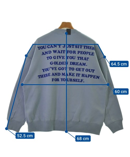 N.HOOLYWOOD（エヌハリウッド）スウェット 青 サイズ:36(S位) メンズ/2200537031036