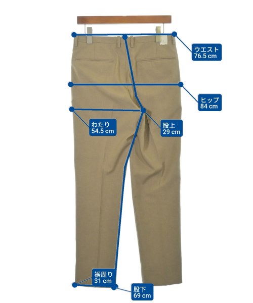 N.HOOLYWOOD（エヌハリウッド）スラックス ベージュ サイズ:36(S位) メンズ/2200537716094