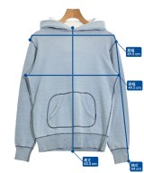 N.HOOLYWOOD（エヌハリウッド）パーカー 青 サイズ:36(S位) メンズ/2200539353150