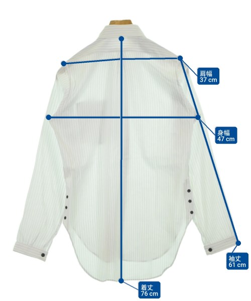 N.HOOLYWOOD（エヌハリウッド）カジュアルシャツ 白 サイズ:36(S位) メンズ/2200540580163