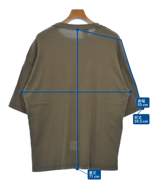 N.HOOLYWOOD（エヌハリウッド）Tシャツ・カットソー カーキ サイズ:40(L位) メンズ/2200535731211