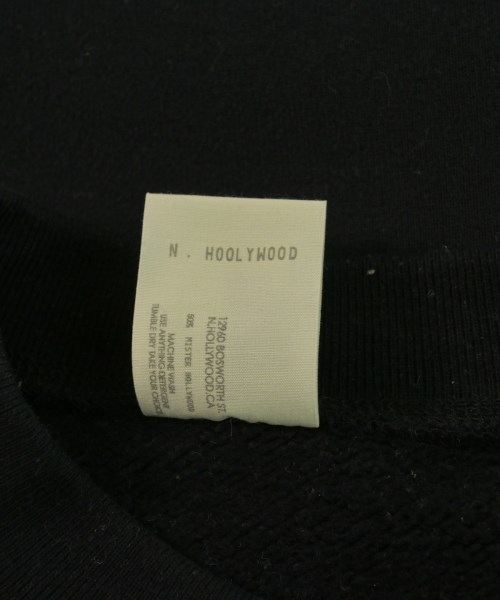 N.HOOLYWOOD（エヌハリウッド）スウェット 黒 サイズ:36(S位) メンズ/2200622420035