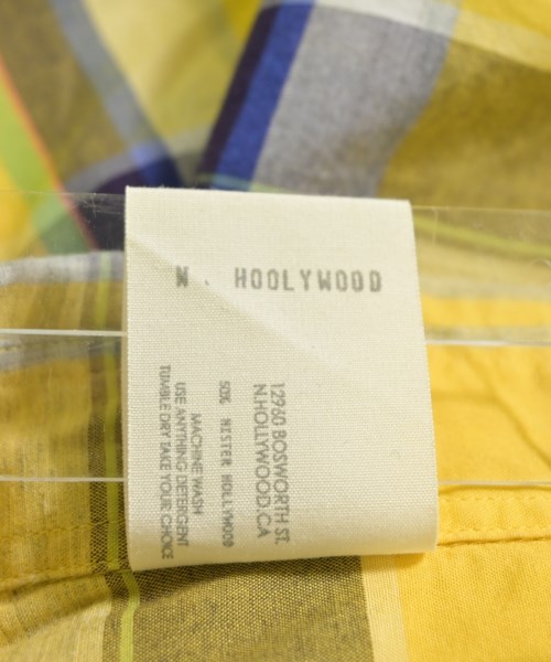 N.HOOLYWOOD（エヌハリウッド）カジュアルシャツ 黄 サイズ:38(M位) メンズ/2200622756042