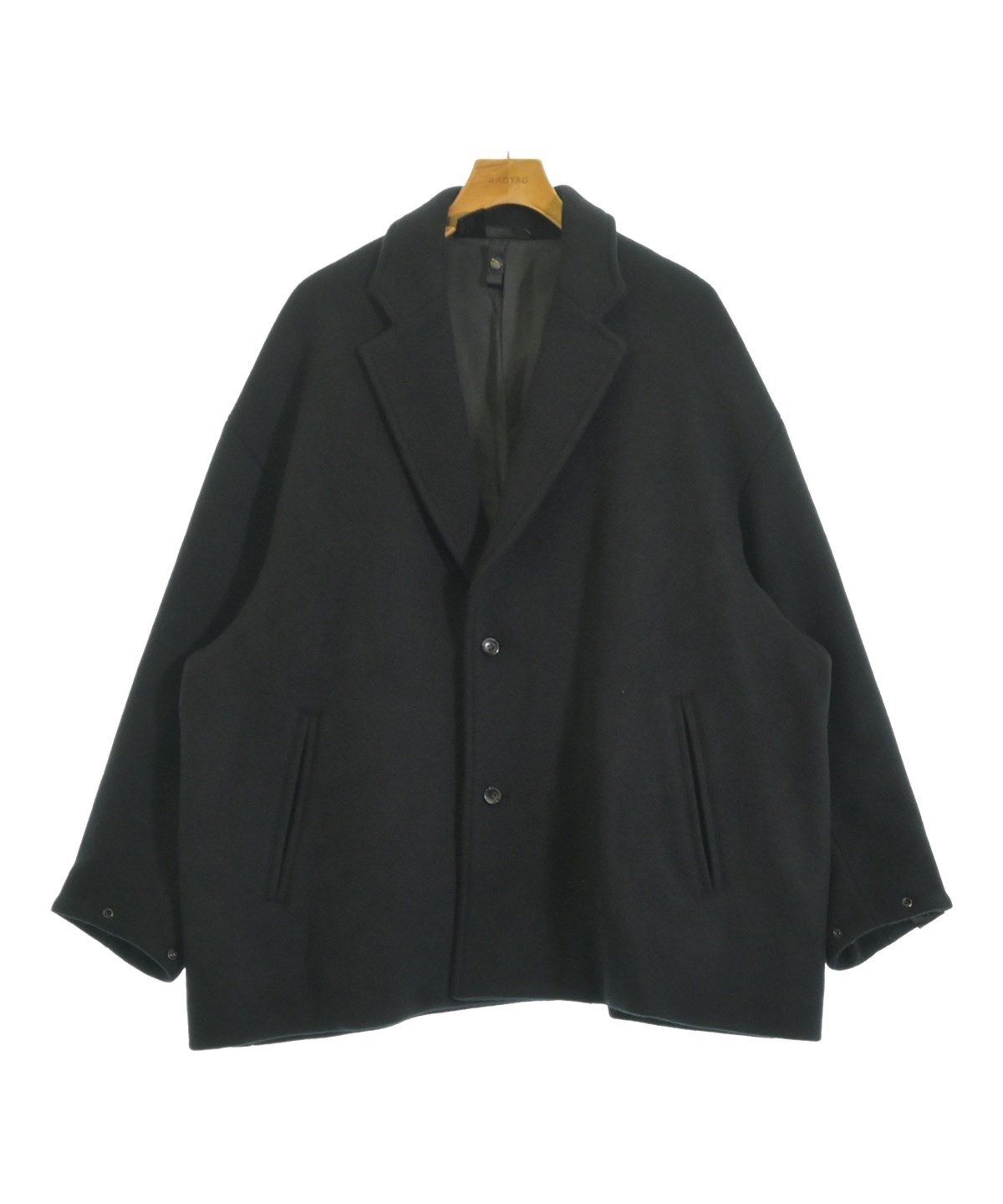 N.HOOLYWOOD（エヌハリウッド）チェスターコート 黒 サイズ:38(M位