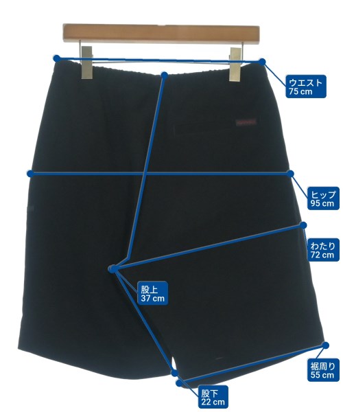 N.HOOLYWOOD（エヌハリウッド）ショートパンツ 黒 サイズ:36(S位) メンズ/2200617349228