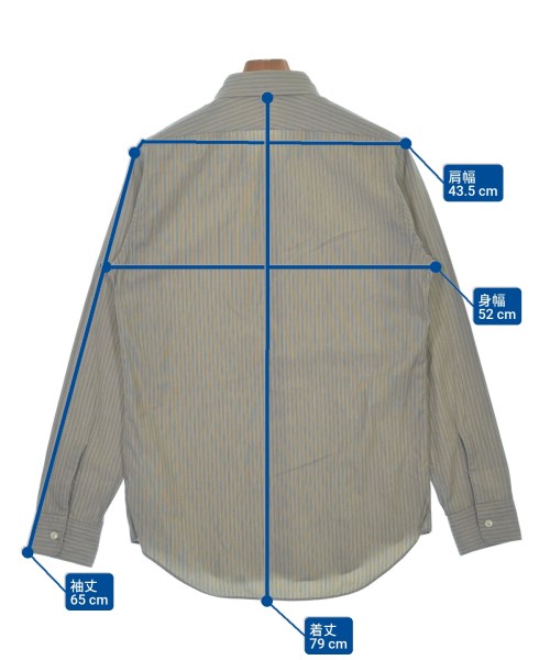 N.HOOLYWOOD（エヌハリウッド）カジュアルシャツ グレー サイズ:40(L位) メンズ/2200623053010