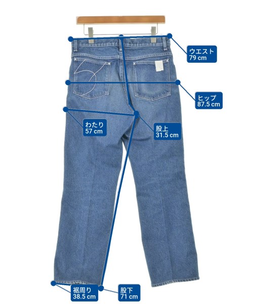 N.HOOLYWOOD（エヌハリウッド）デニムパンツ 青 サイズ:38(M位) メンズ/2200620337090