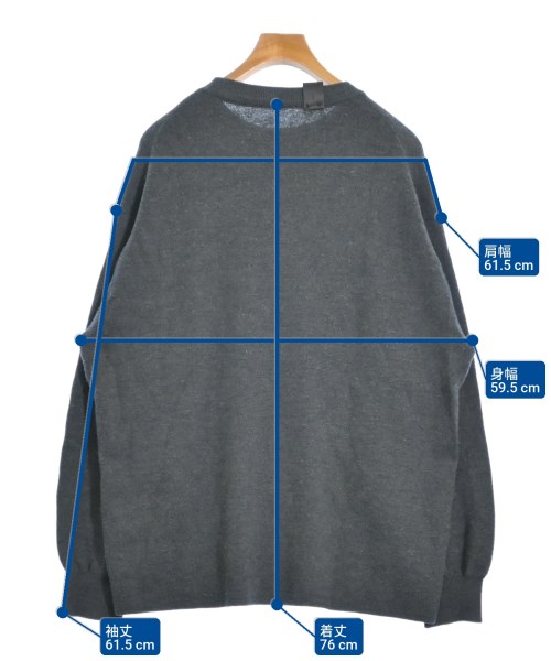 N.HOOLYWOOD（エヌハリウッド）ニット・セーター グレー サイズ:38(M位) メンズ/2200624334026