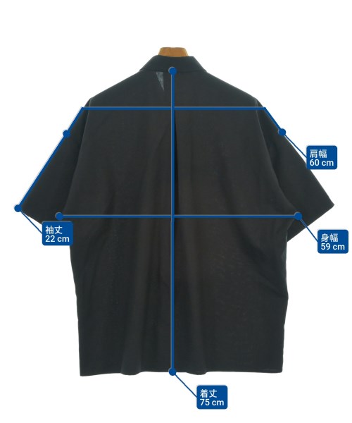 N.HOOLYWOOD（エヌハリウッド）カジュアルシャツ 黒 サイズ:38(M位) メンズ/2200624334033