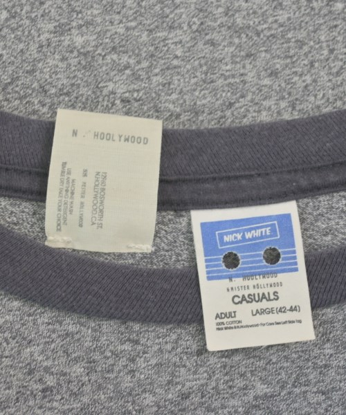N.HOOLYWOOD（エヌハリウッド）Tシャツ・カットソー グレー サイズ:40(L位) メンズ/2200624876083