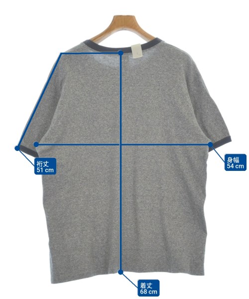 N.HOOLYWOOD（エヌハリウッド）Tシャツ・カットソー グレー サイズ:40(L位) メンズ/2200624876083