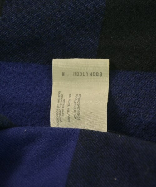 N.HOOLYWOOD（エヌハリウッド）カジュアルシャツ 青 サイズ:36(S位) メンズ/2200624876090