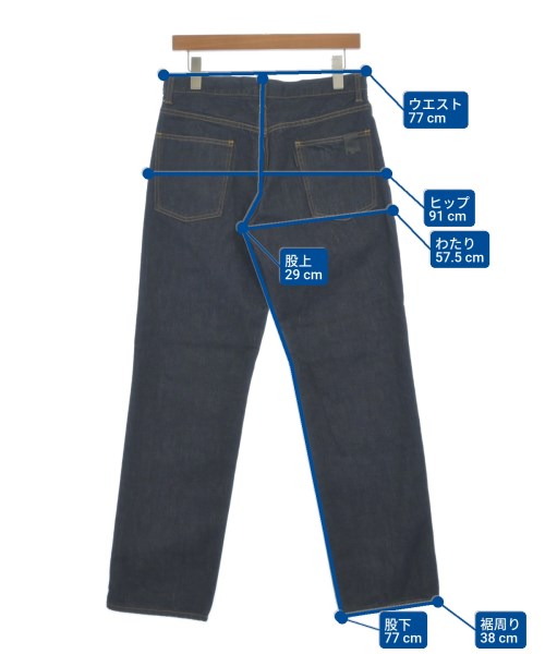 N.HOOLYWOOD（エヌハリウッド）デニムパンツ 紺 サイズ:36(S位) メンズ/2200625053018