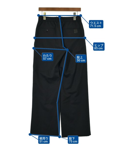 N.HOOLYWOOD（エヌハリウッド）スラックス 黒 サイズ:36(S位) メンズ/2200625053056