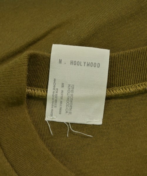N.HOOLYWOOD（エヌハリウッド）Tシャツ・カットソー 茶 サイズ:36(S位) メンズ/2200625280193