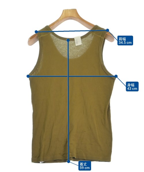 N.HOOLYWOOD（エヌハリウッド）タンクトップ カーキ サイズ:38(M位) メンズ/2200540941377