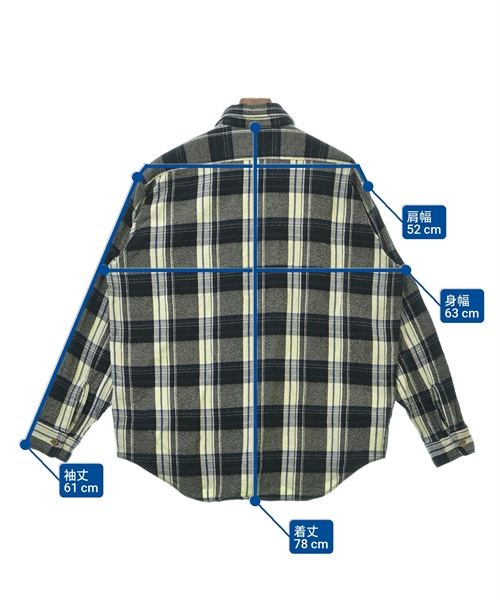 N.HOOLYWOOD（エヌハリウッド）カジュアルシャツ 黒 サイズ:38(M位) メンズ/2200626808044