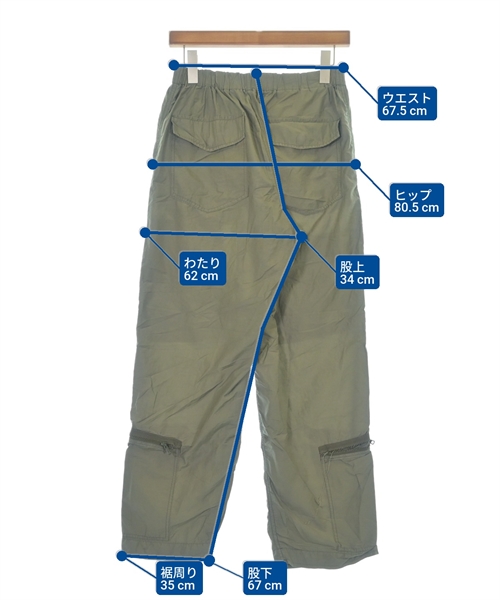 N.HOOLYWOOD（エヌハリウッド）カーゴパンツ カーキ サイズ:36(S位) メンズ/2200626808075