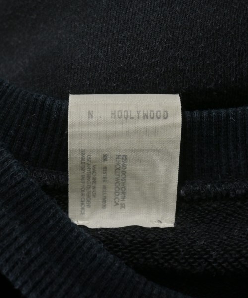 N.HOOLYWOOD（エヌハリウッド）スウェット 黒 サイズ:38(M位) メンズ/2200628235022