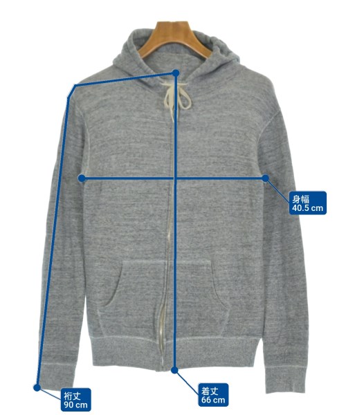 N.HOOLYWOOD（エヌハリウッド）パーカー グレー サイズ:40(L位) メンズ/2200617697046