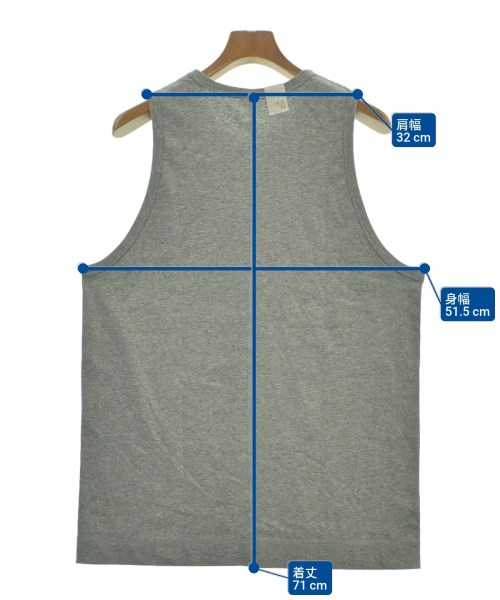 N.HOOLYWOOD（エヌハリウッド）タンクトップ グレー サイズ:38(M位) メンズ/2200628778109