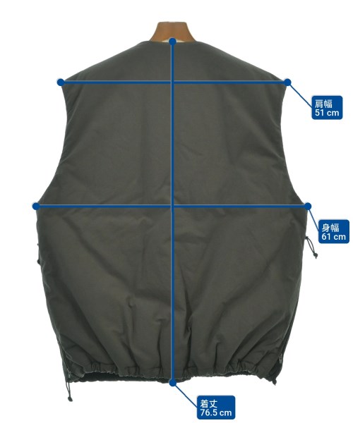 N.HOOLYWOOD（エヌハリウッド）ダウンジャケット/ダウンベスト グレー サイズ:40(L位) メンズ/2200628778185