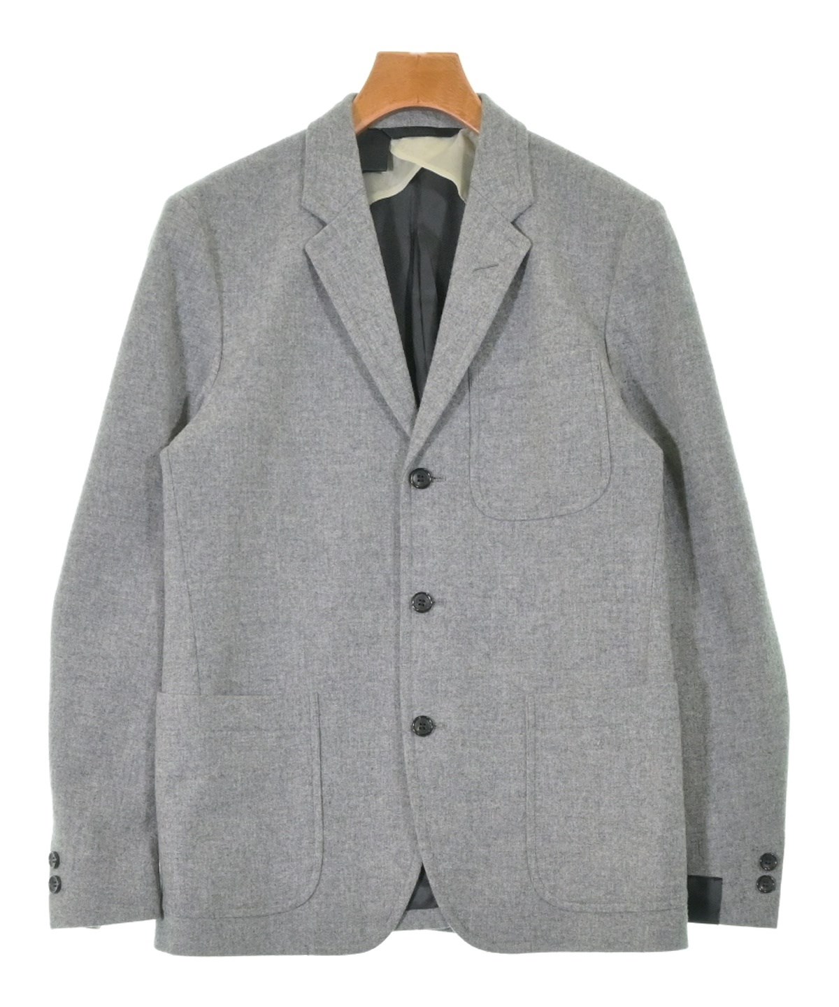 美品 N.HOOLYWOOD 23SS テーラードジャケット 36 グレー N.HOOLYWOOD（エヌハリウッド）テーラードジャケット グレー サイズ:36