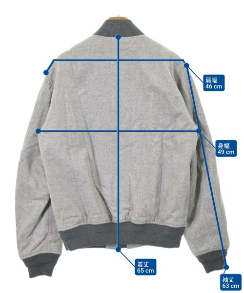 N.HOOLYWOOD（エヌハリウッド）ミリタリーブルゾン グレー サイズ:38(M位) メンズ/2200630353011