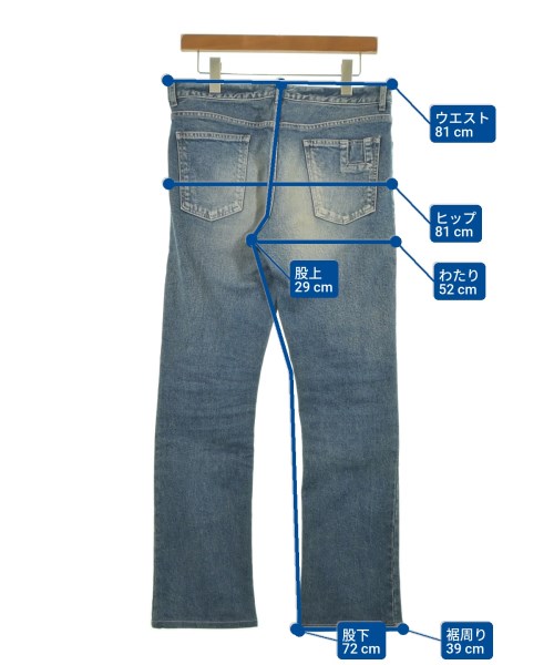 N.HOOLYWOOD（エヌハリウッド）デニムパンツ 紺 サイズ:40(L位) メンズ/2200631893011