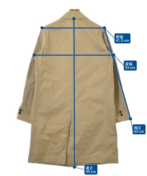 N.HOOLYWOOD（エヌハリウッド）ステンカラーコート ベージュ サイズ:36(S位) メンズ/2200620708067