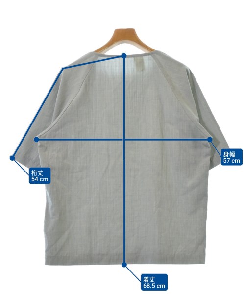 N.HOOLYWOOD（エヌハリウッド）カジュアルシャツ グレー サイズ:38(M位) メンズ/2200620708104