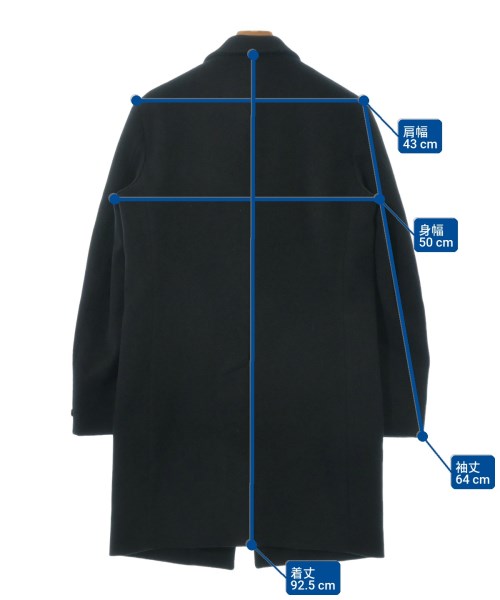 N.HOOLYWOOD（エヌハリウッド）チェスターコート 黒 サイズ:38(M位) メンズ/2200620708159