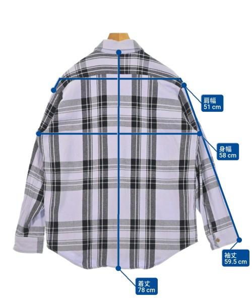 N.HOOLYWOOD（エヌハリウッド）カジュアルシャツ グレー サイズ:38(M位) メンズ/2200633479046