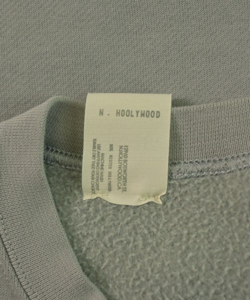 N.HOOLYWOOD（エヌハリウッド）スウェット グレー サイズ:36(S位) メンズ/2200633501037
