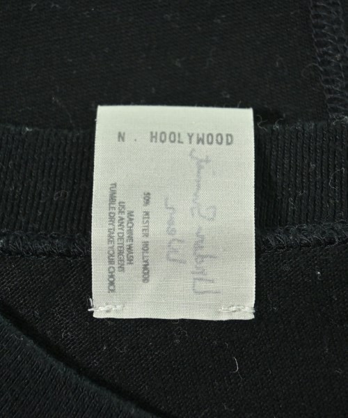 N.HOOLYWOOD（エヌハリウッド）Tシャツ・カットソー 黒 サイズ:38(M位) メンズ/2200633988111