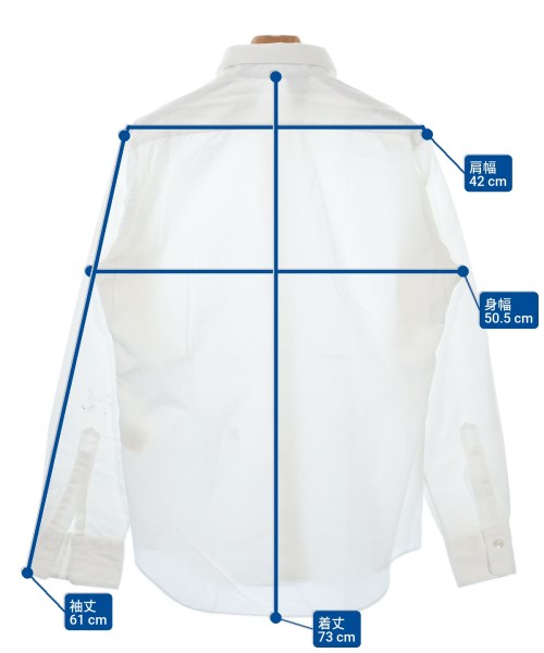 N.HOOLYWOOD（エヌハリウッド）カジュアルシャツ 白 サイズ:38(M位) メンズ/2200619795030