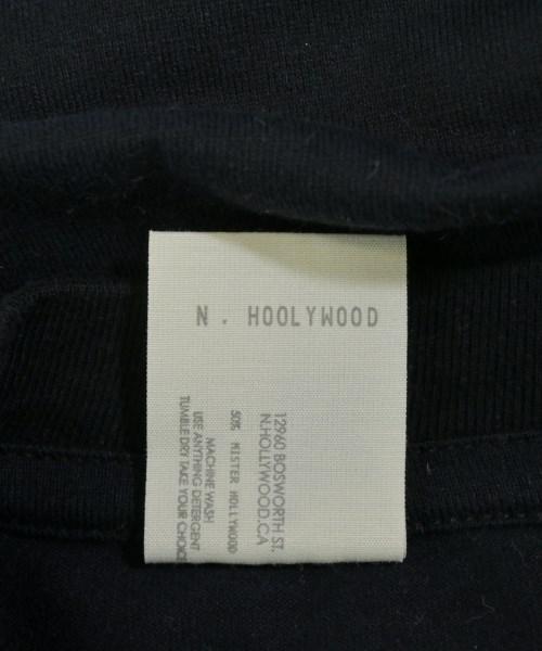 N.HOOLYWOOD（エヌハリウッド）Tシャツ・カットソー 黒 サイズ:38(M位) メンズ/2200619795061
