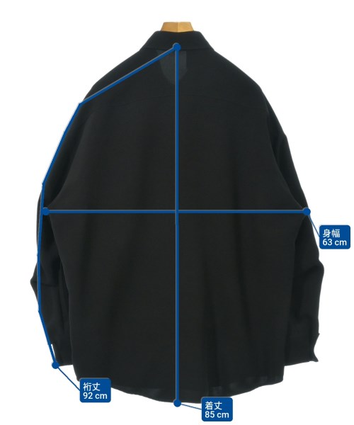 N.HOOLYWOOD（エヌハリウッド）カジュアルシャツ 黒 サイズ:36(S位) メンズ/2200620293112